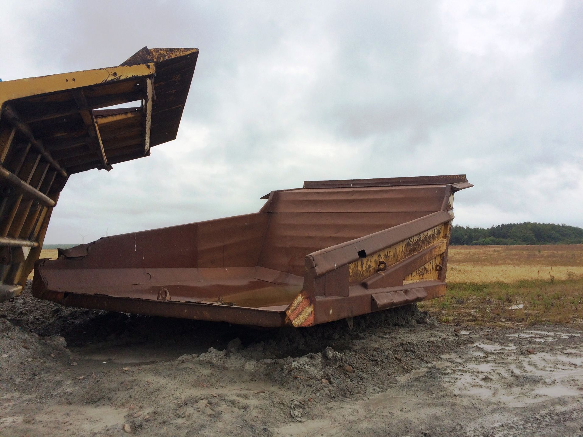 CAT 777A Skip (requires refurbishment) Situated At Potland Burn Open Cast Mine, Ashington,