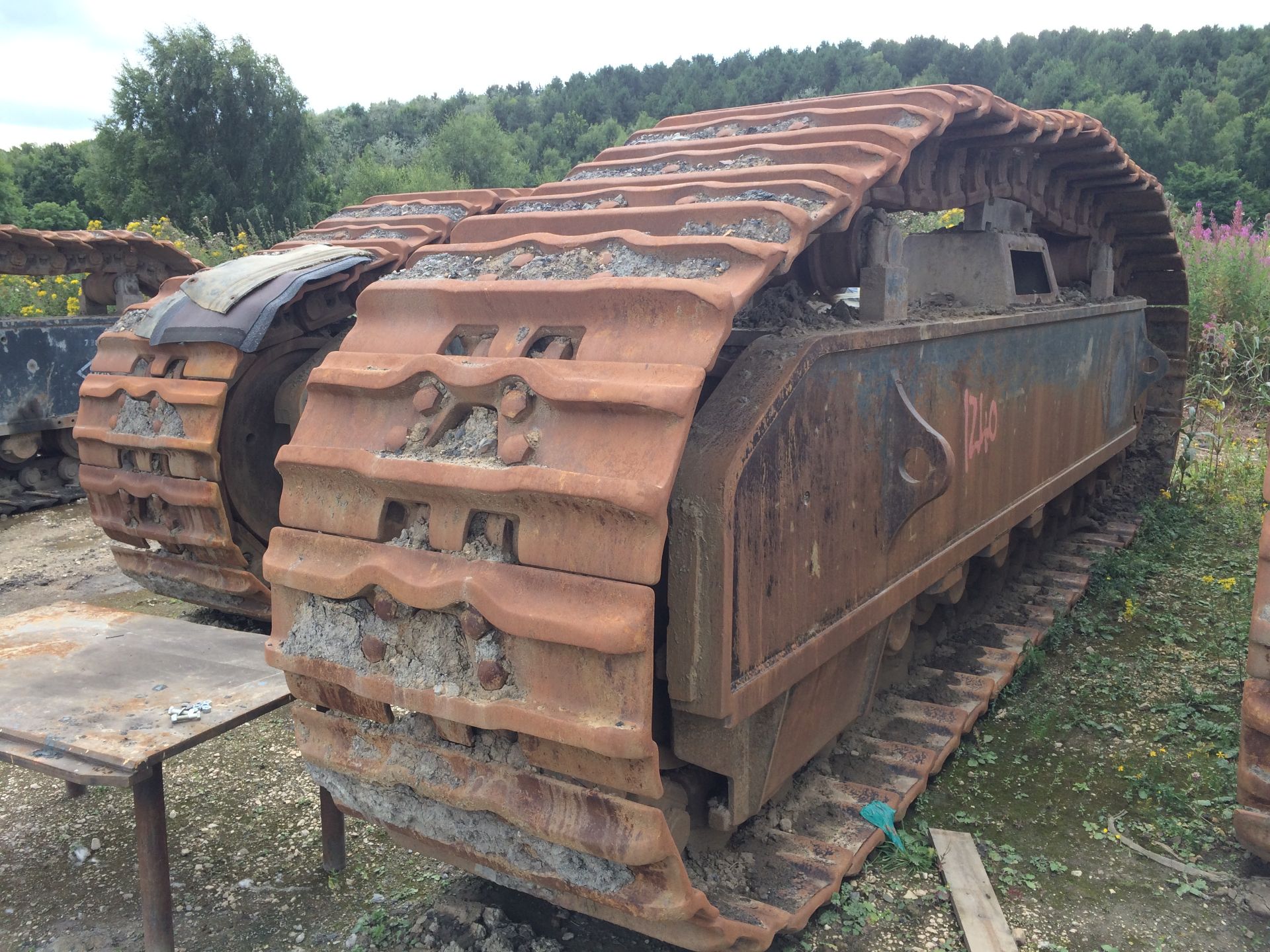 O&K RH120 360° Tracked Face Shovel, serial no. 7287, year of manufacture 1996 (dismantled for - Image 5 of 10