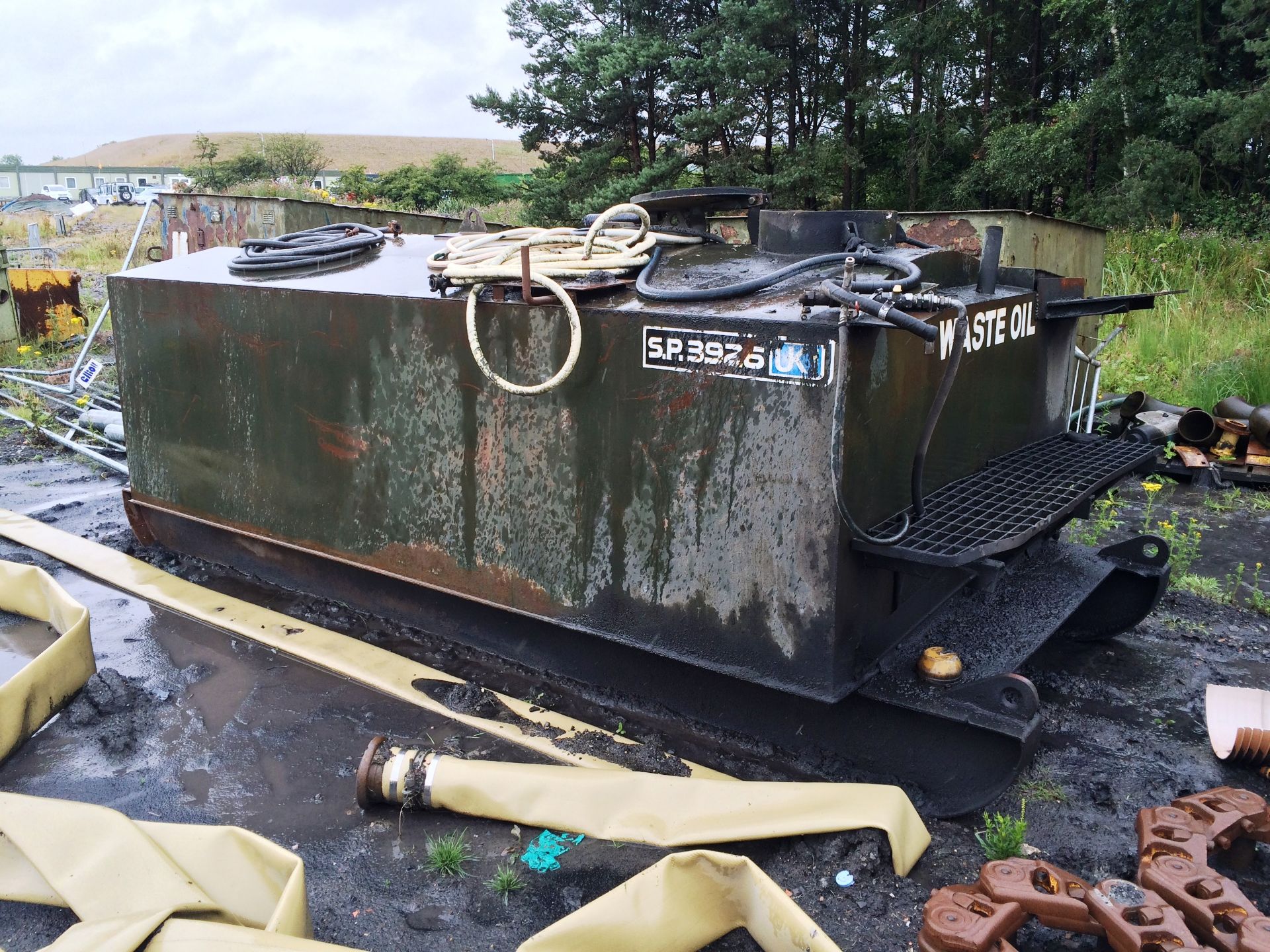 Skid Mounted Waste Oil Tank (plant no. SP3926) Situated At Butterwell Open Cast Mine, Linton,