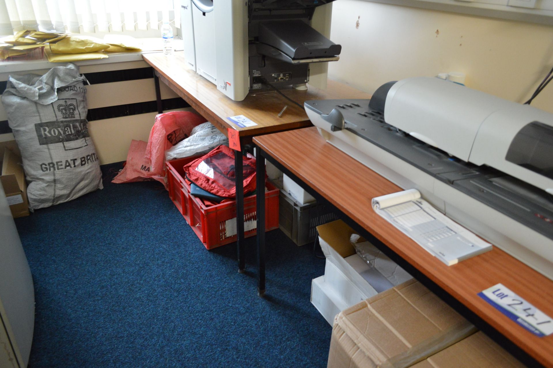 Two Office Tables (reserve removal to week commencing 4 January 2016)