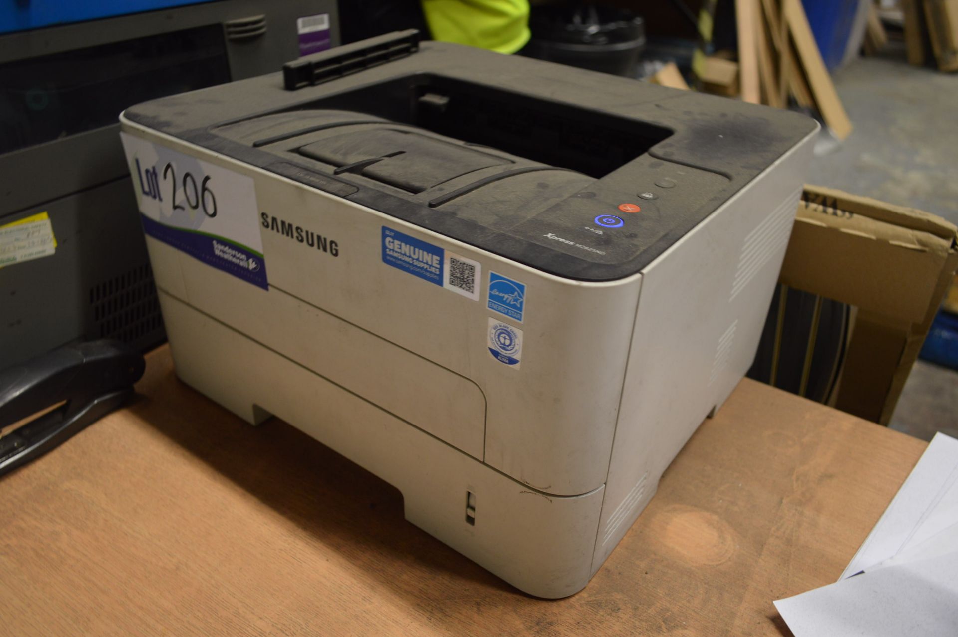 Samsung Xpress M2825ND Mono Laser Printer, serial no. ZD2JBJCF9004XD (18 – Returns)