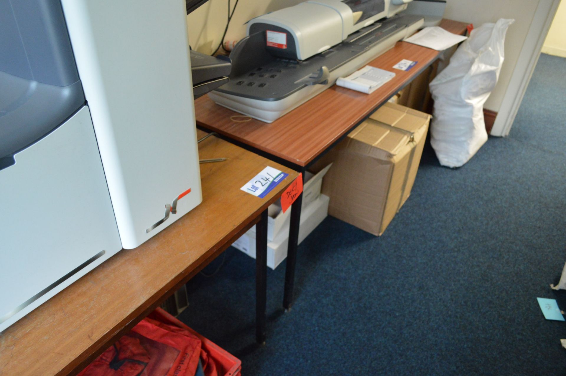 Two Office Tables (reserve removal to week commencing 4 January 2016) - Image 2 of 2