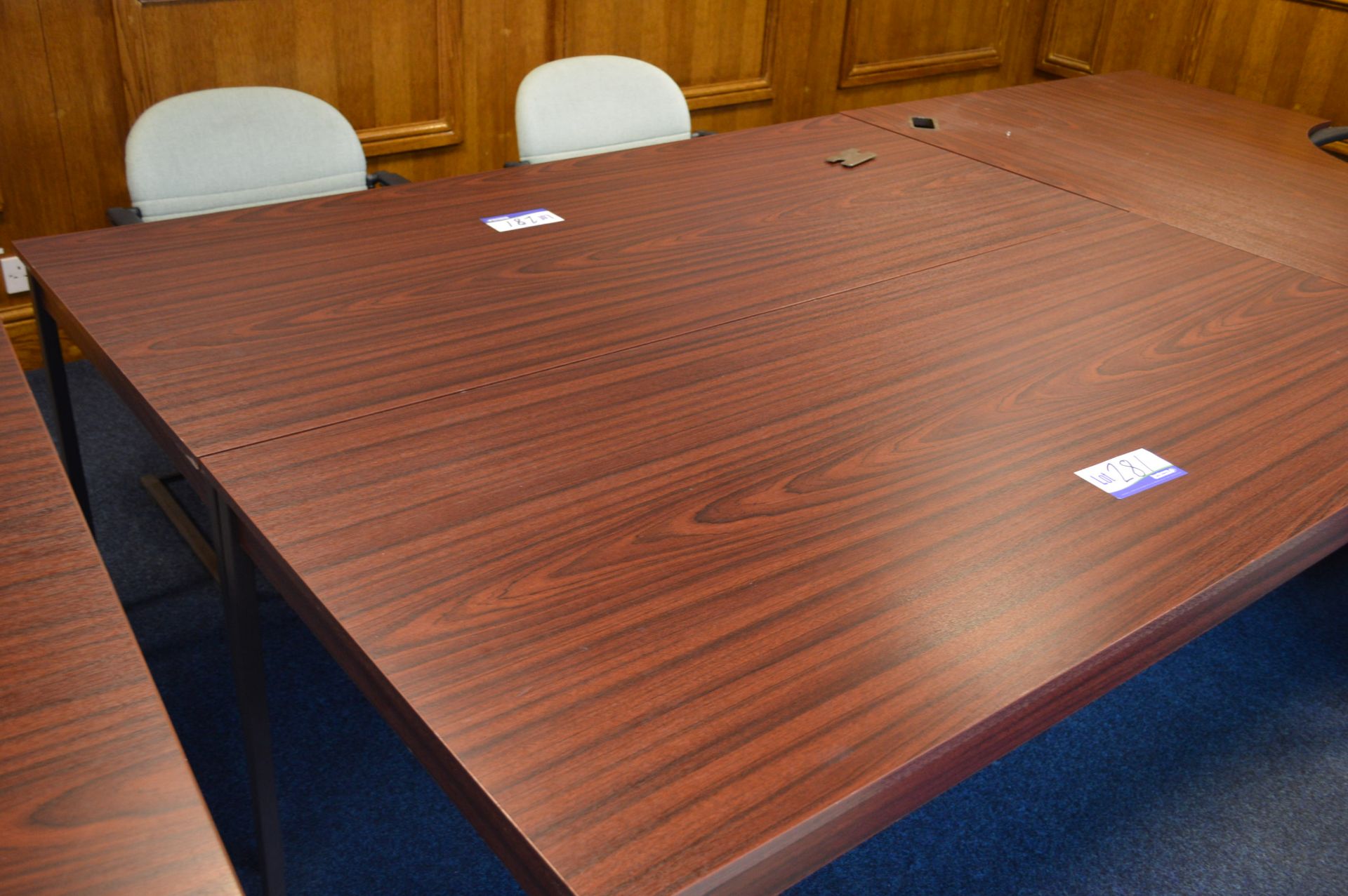 Two Office Tables, each 1.8m long