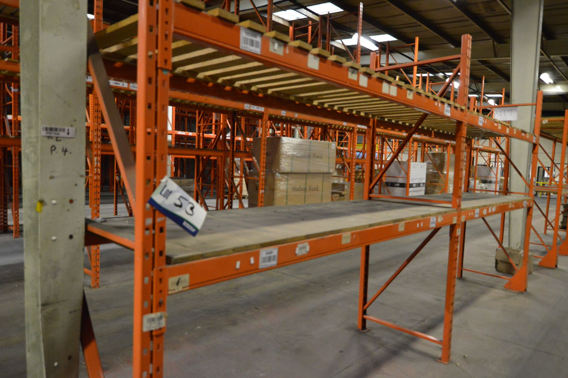 Redirack SD1.70 Single Sided Two Bay Two Tier Pallet Rack, approx. 5.5m long x 900mm x 2.7m high, - Image 2 of 2