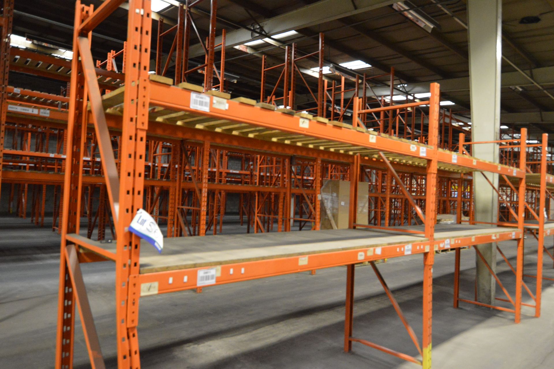 Redirack SD1.70 Single Sided Two Bay Two Tier Pallet Rack, approx. 5.5m long x 900mm x 2.7m high, - Image 2 of 2