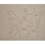 Marcks, Gerhard Europa und der Stier (Berlin 1889-1981 Burgbrohl) Relief (Ton?), 1956. Rücks. bez.