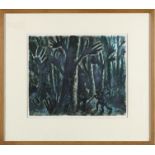 Masereel, Frans Verwunschener Wald (Blankenberghe 1889-1972 Avignon) Deckfarben und Tusche auf