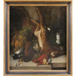 Correggio, Joseph Küchenstillleben mit erlegtem Hasen (Wolfratshausen 1810-1891 München)