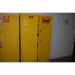 Justrite Model #25452 Safety Storage Cabinet for Flammable Liquid, 2-Door, 45 Gallon Capacity