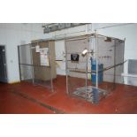 Spaceguard Parts Cage, 2-Side, 16 ft. x 9 ft. w/Sliding Door