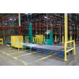 Signode Model #ACS9476 Stretch Wrap Palletizer, 84 in. Rotary/Roller Table, (2) 72 in. Roller