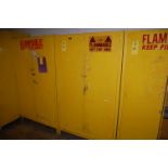 Justrite Safety Storage Cabinet for Flammable Liquid, 2-Door