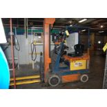 Toyota Model #5FBC-15 Electric Fork Lift, Rated 3500 lb. Capacity, Max Lift 185 in. Height, Side