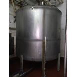 Approx 2500 Gallon Single Wall Stainless Hamilton Tank