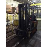 Toyota Fork Truck Electric Four Wheels Number 31 on Back