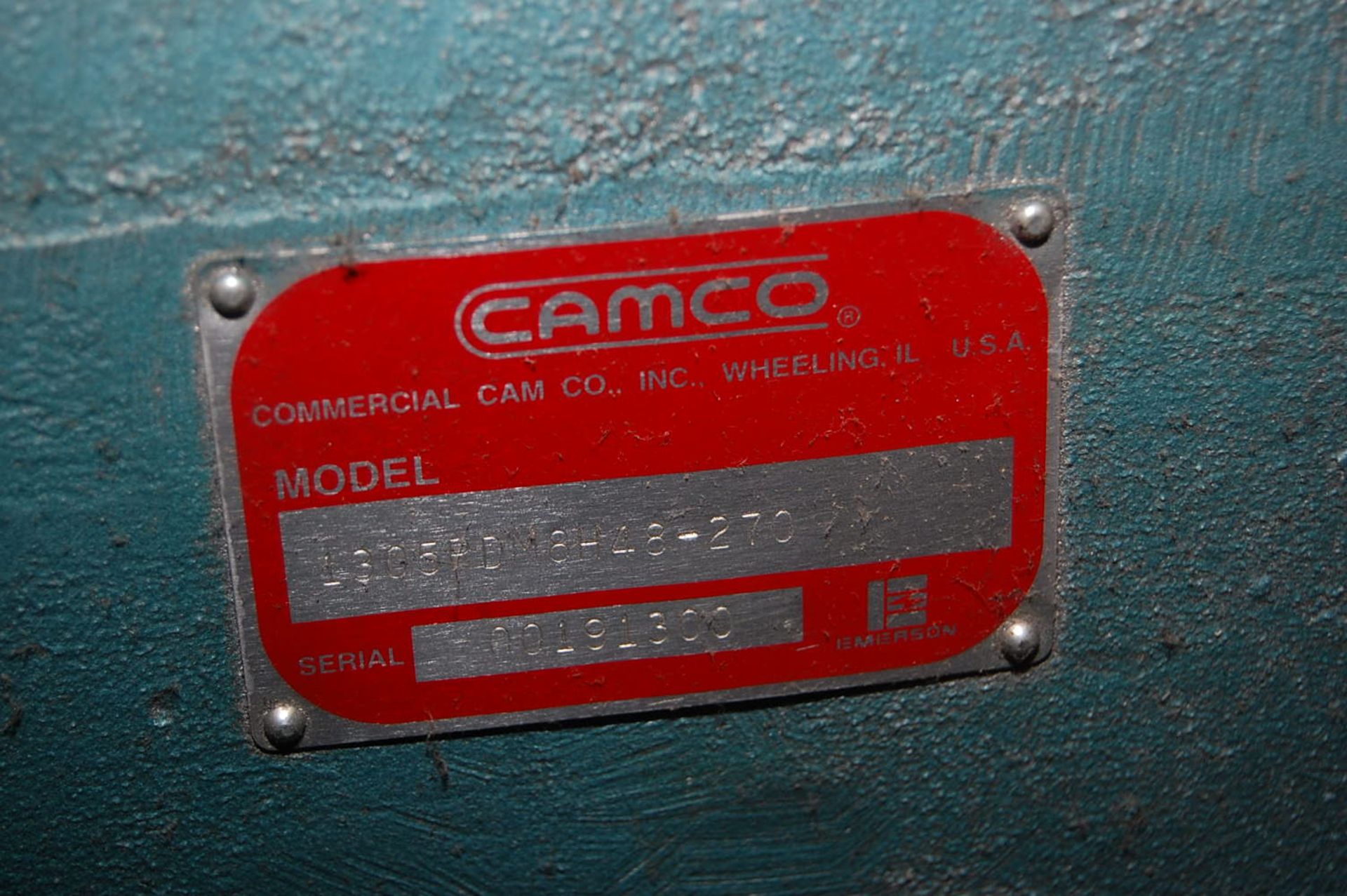 Camco Model #1305RDM8H48-270 Motorized Rotary Indexers Serial #191300, Note - Extra Controls - Image 2 of 2