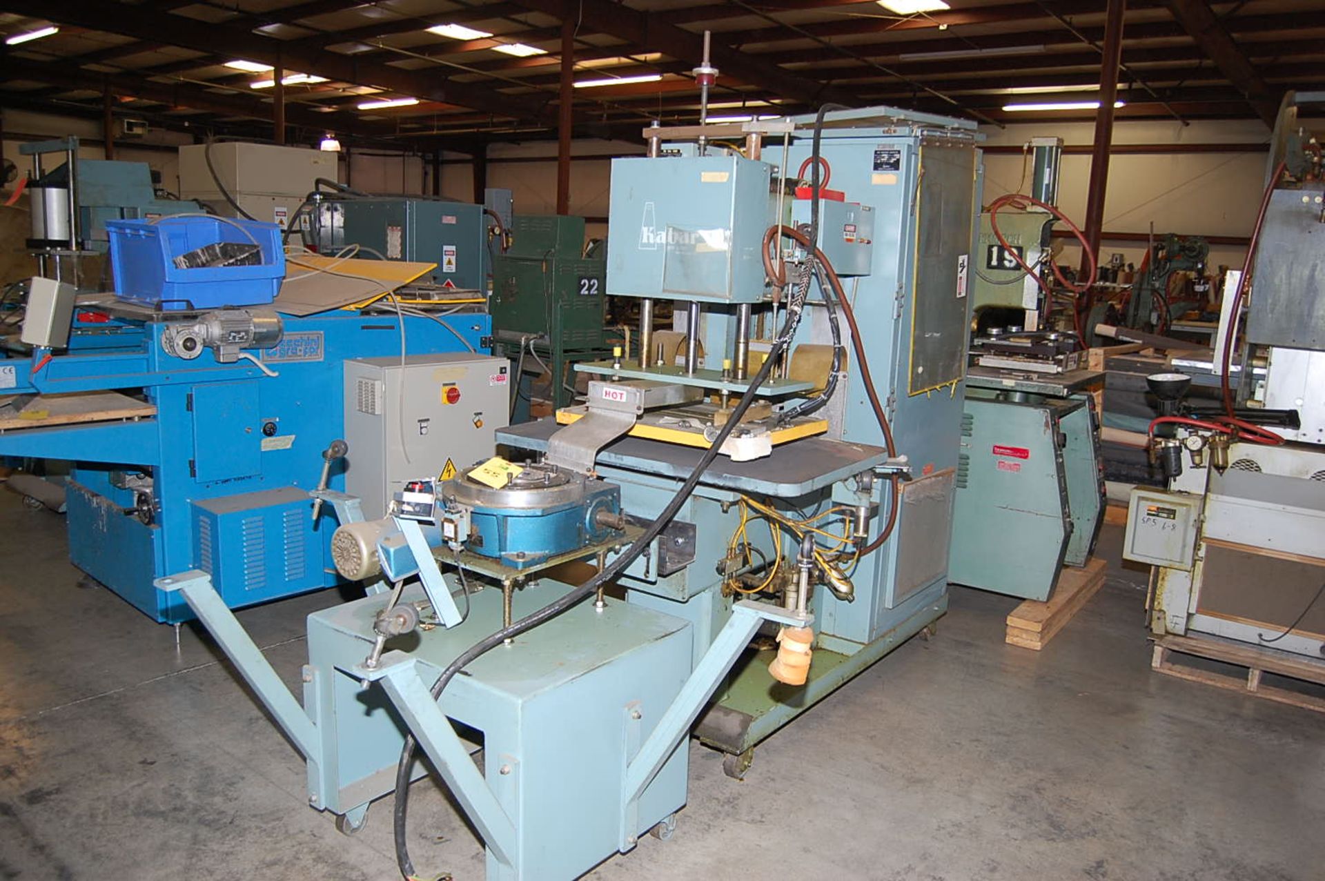 Kabar Series DH Sealer Press, Heated Platen, Includes Motorized Rotary Table, Note - No Tube