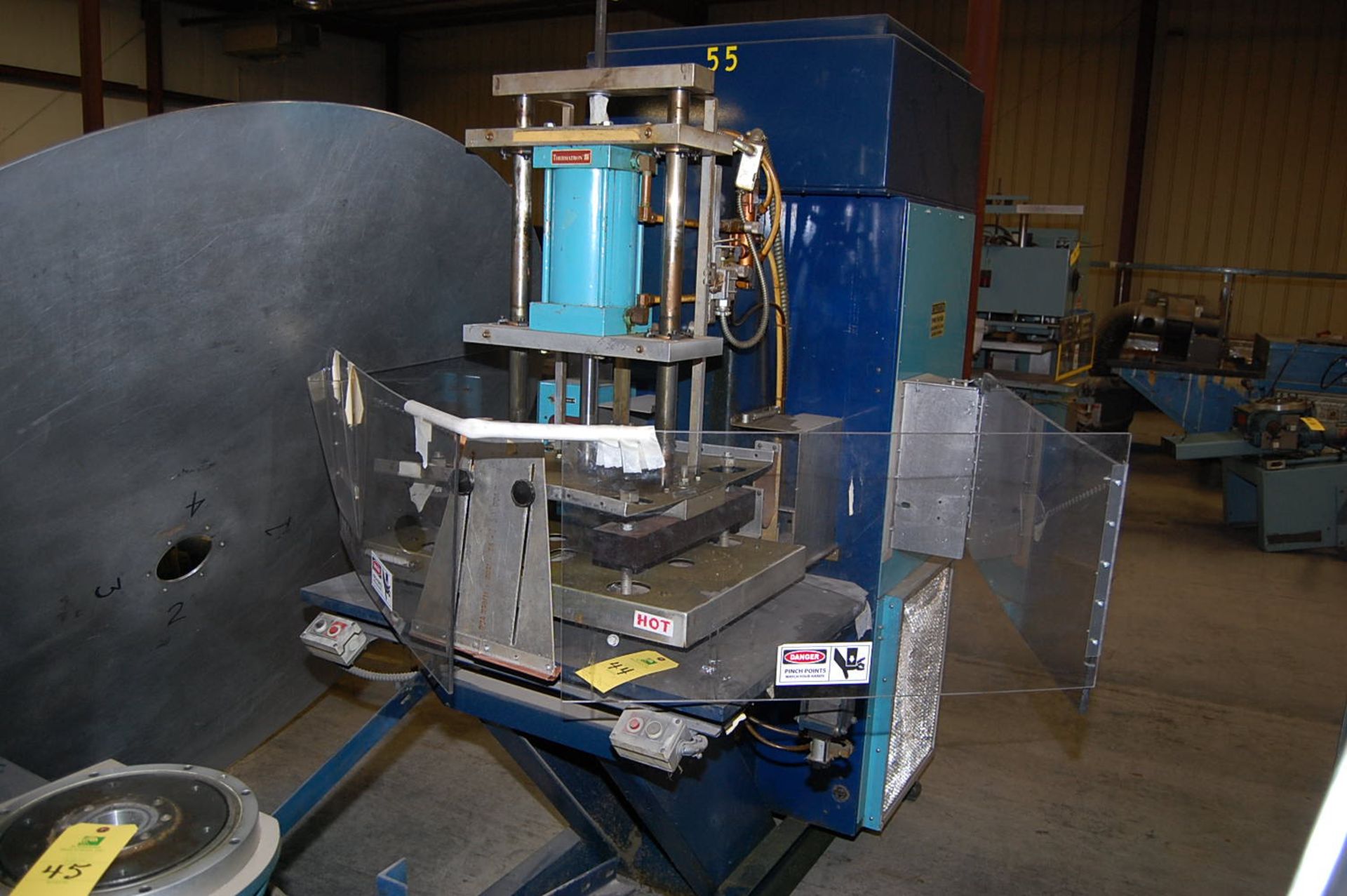 Thermatron/Solidyne Model F-10 Sealing Press, Rated 10KW, Serial #1614-80, Note - No Tube