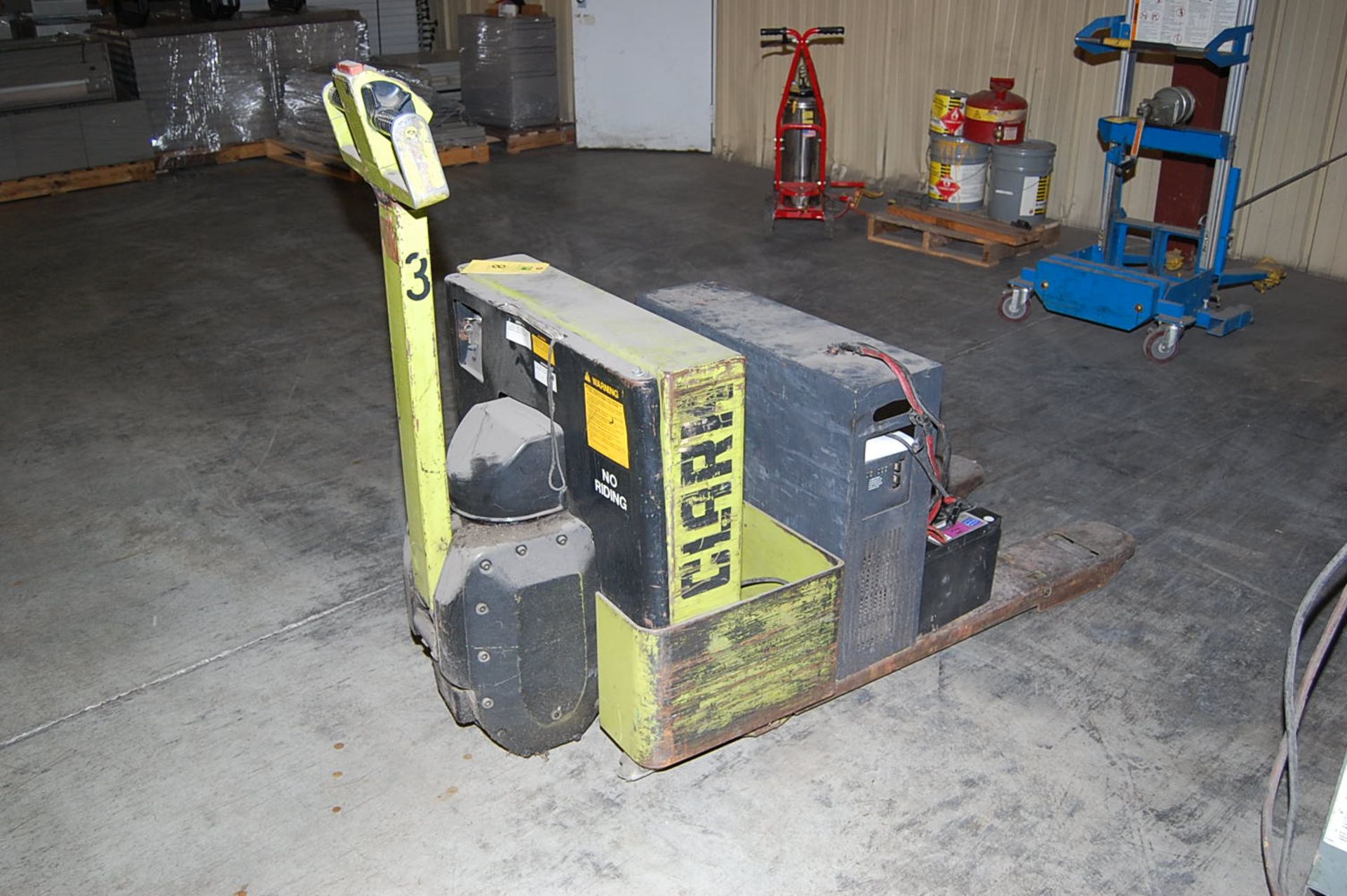 Clark Model #WP-40 Electric Pallet Jack, 24 Volt Battery, Serial #2156-PM8186