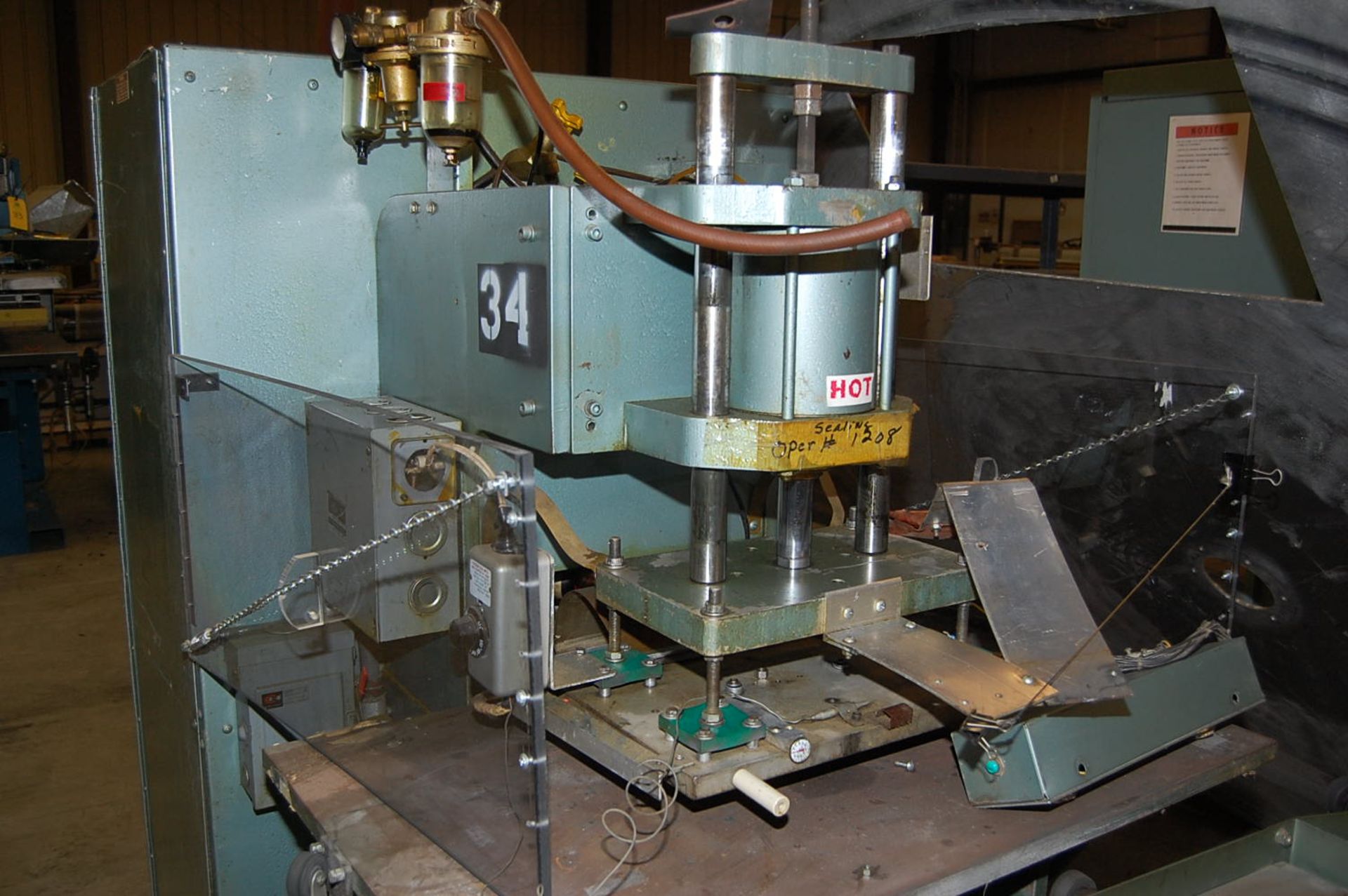 Faratron Model #6FPS-FF2 Sealing Press, Heated Platen, Includes Faratron Motorized Rotary Table, - Image 2 of 2