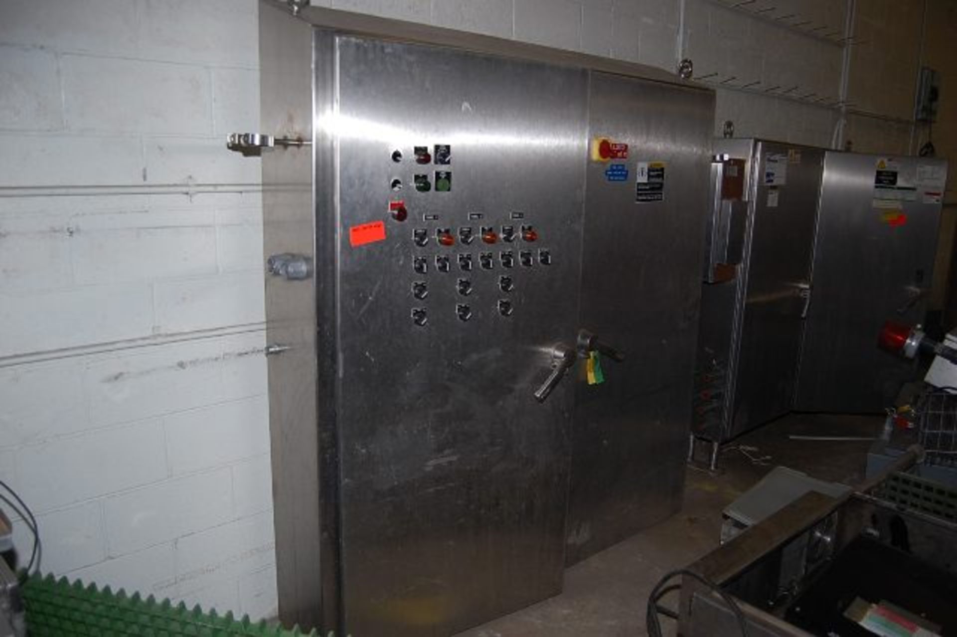 Stainless Steel Electric Control Panel, 2-Door Approx. 72 in. x 12 in. x 72 in., Allen Bradley