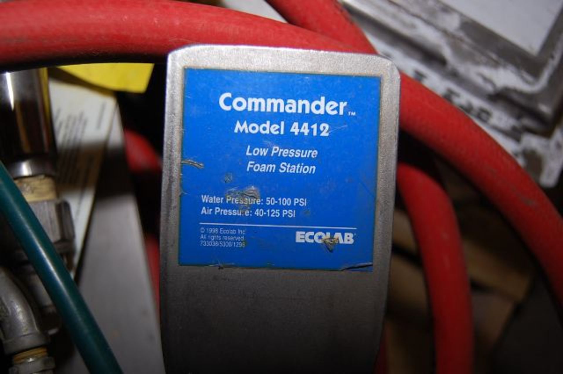 Commander Model #4412 Low Pressure Foam Station, SS Control Panel - Image 2 of 2