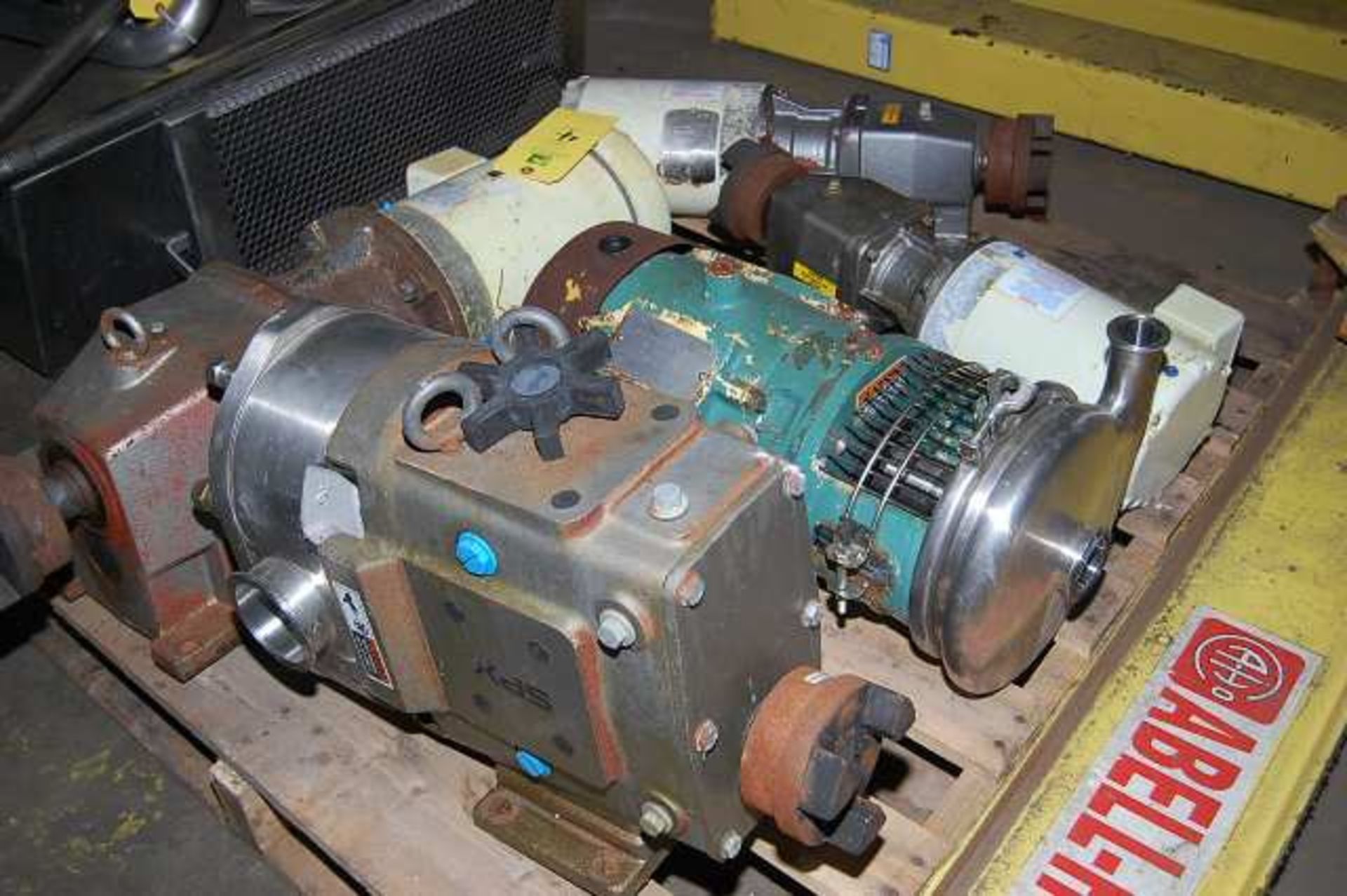 (1) Baldor 3 HP Motor and Gear Box 230/460 Volt, (2) Reliance 1 HP Motors and Gear Boxes 230/460 - Image 2 of 2