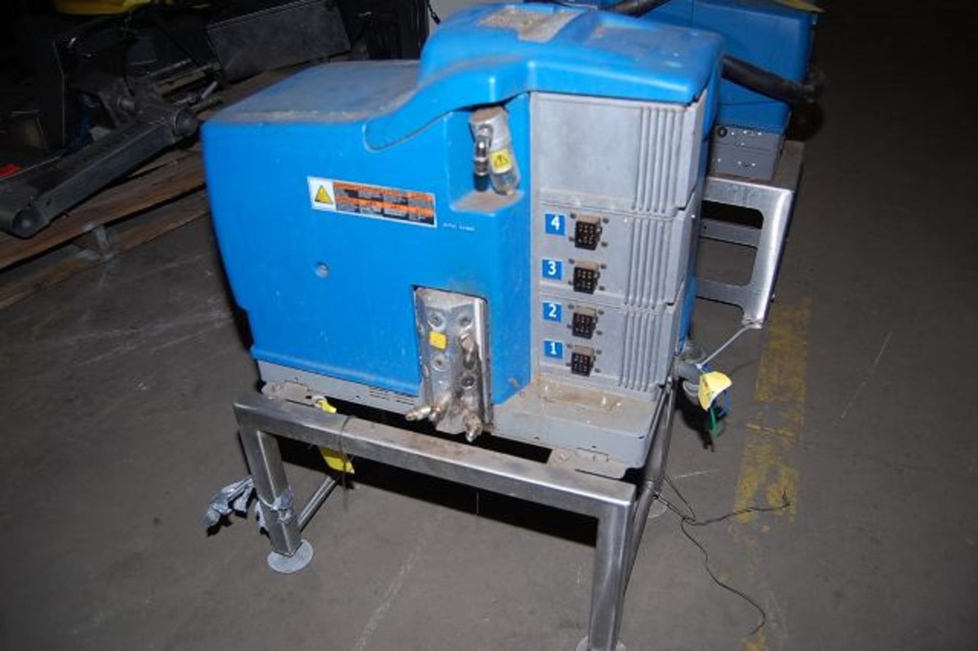 Nordson Model #PRO=Blue-10 Automatic Glue Pot Unit, Number 1022235A, Stainless Steel Stand - Image 2 of 2