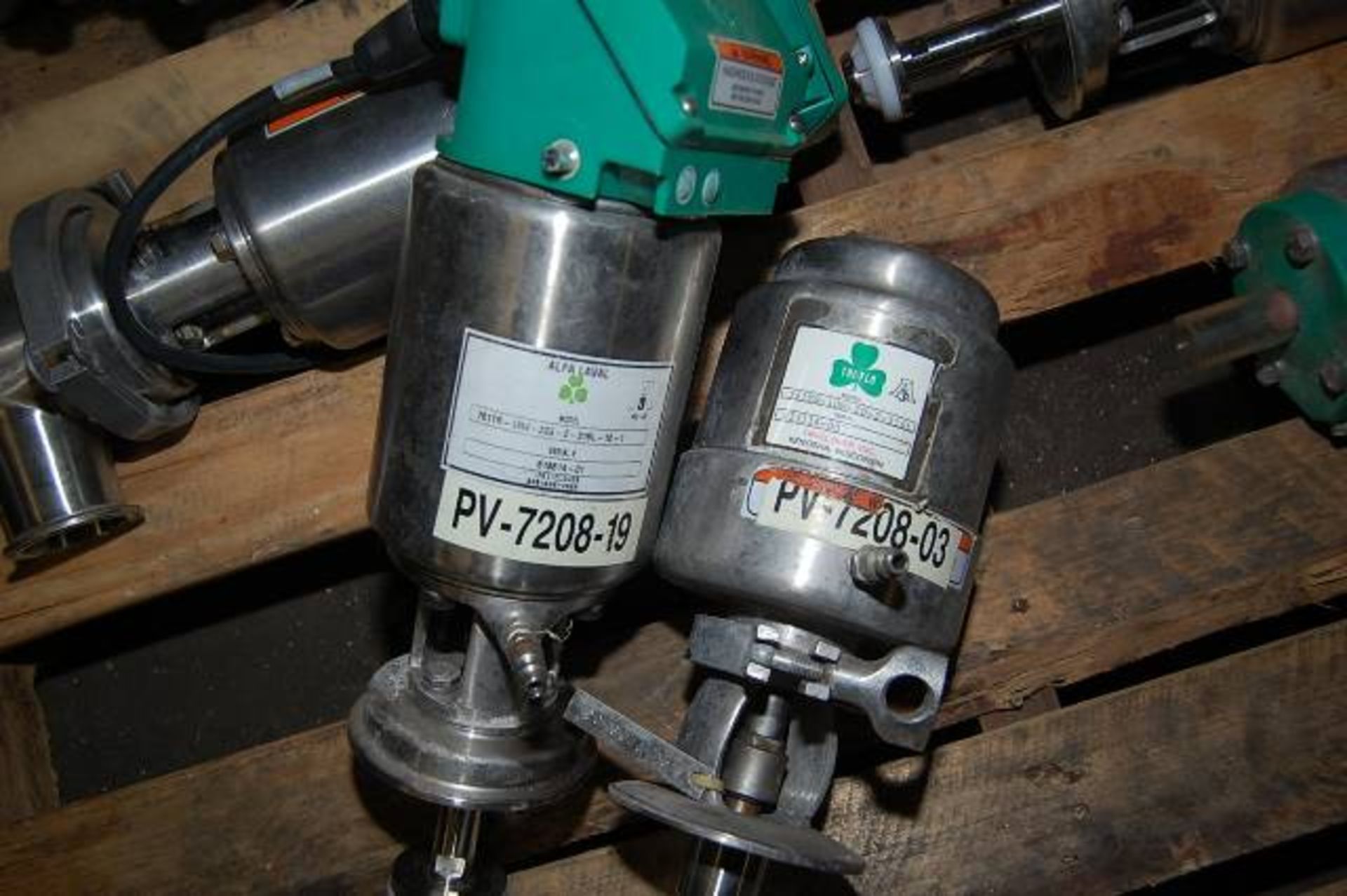 (10) Tri-Clover/Tri-Flow Pneumatic Actuated Valves, Assorted #361TR-10W-20-2/#761TR-10W - Image 2 of 2