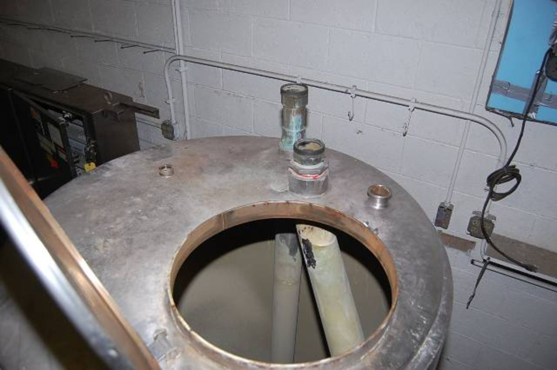 Stainless Steel Jacketed Tank, 48 in. Diameter x 60 in. SS Leg Base - Image 3 of 3