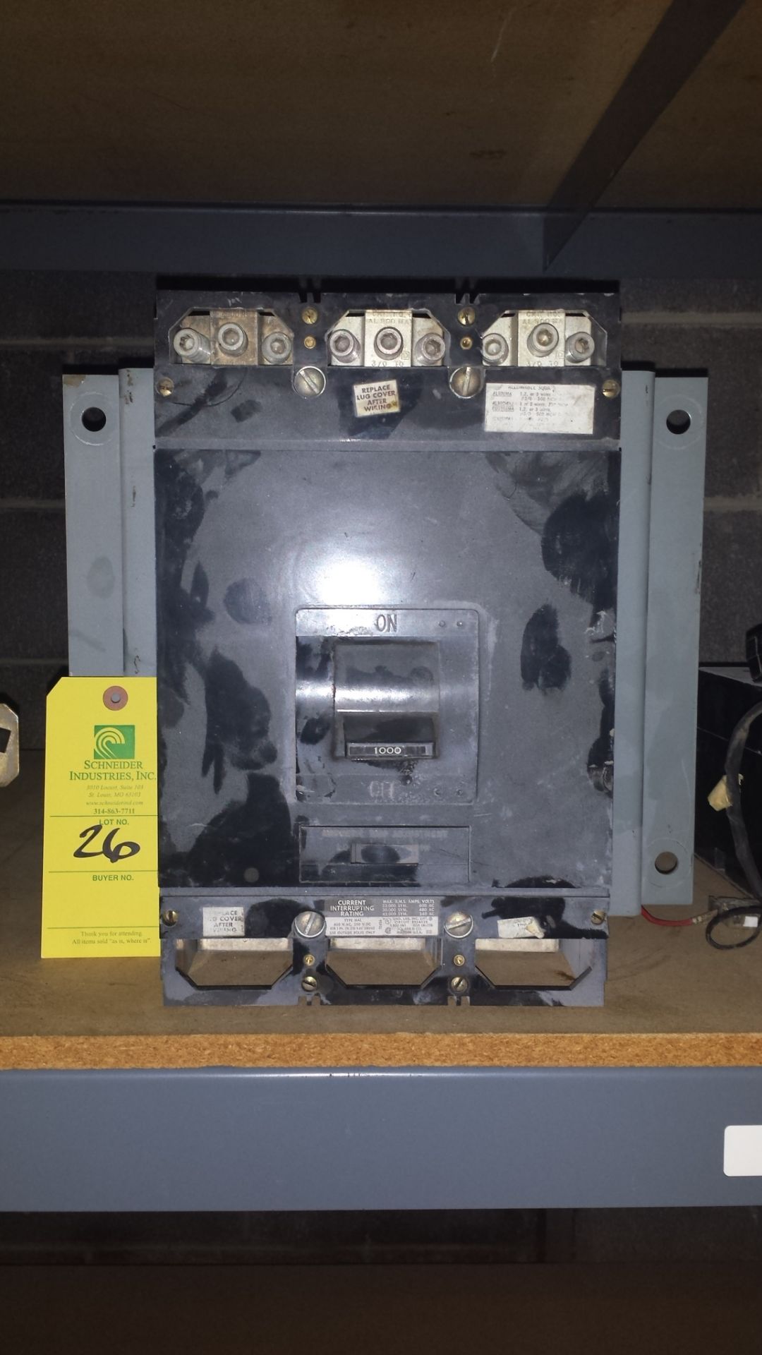 Square D 1000 Amp Breaker