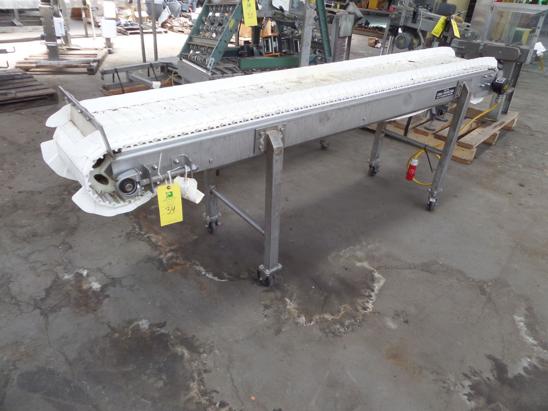 9'x1' PLASTIC FLEX BELT CONVEYOR