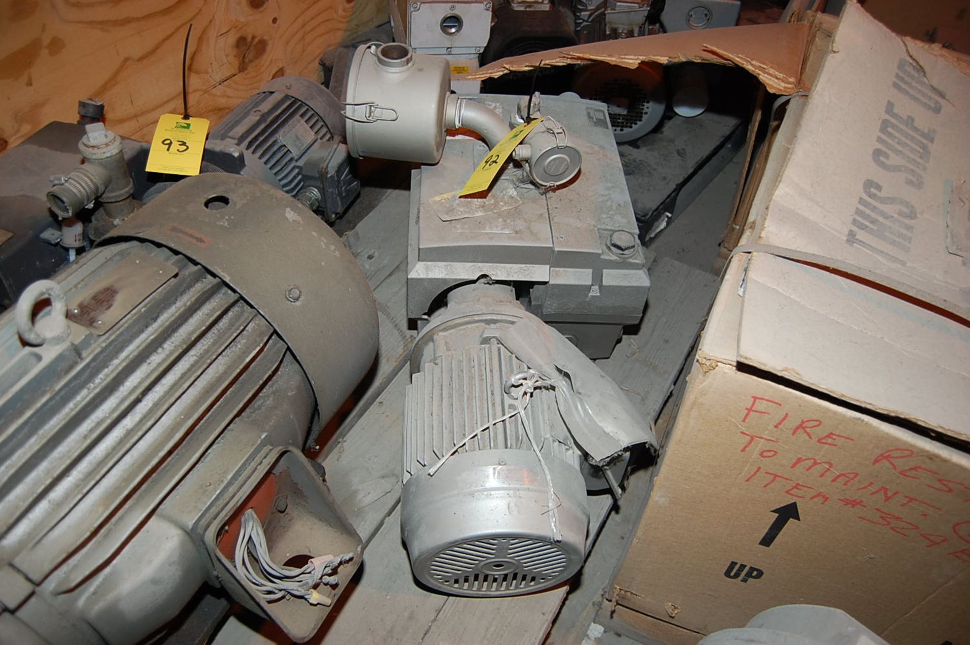 Vacuum Pump, 5 HP Motor, 230/460 Volt Rigging fee: $50