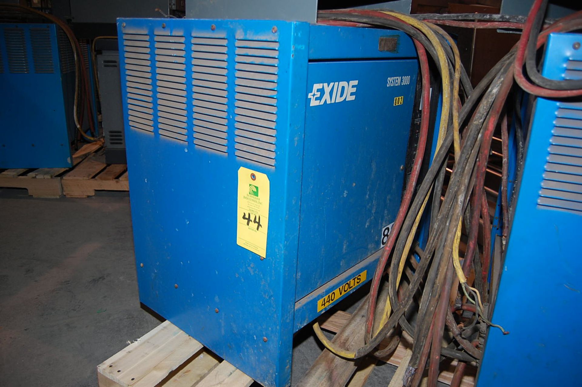 Exide System 3000 Electric Battery Charger, Rated 6 Cell/12 Volt Rigging fee: $25