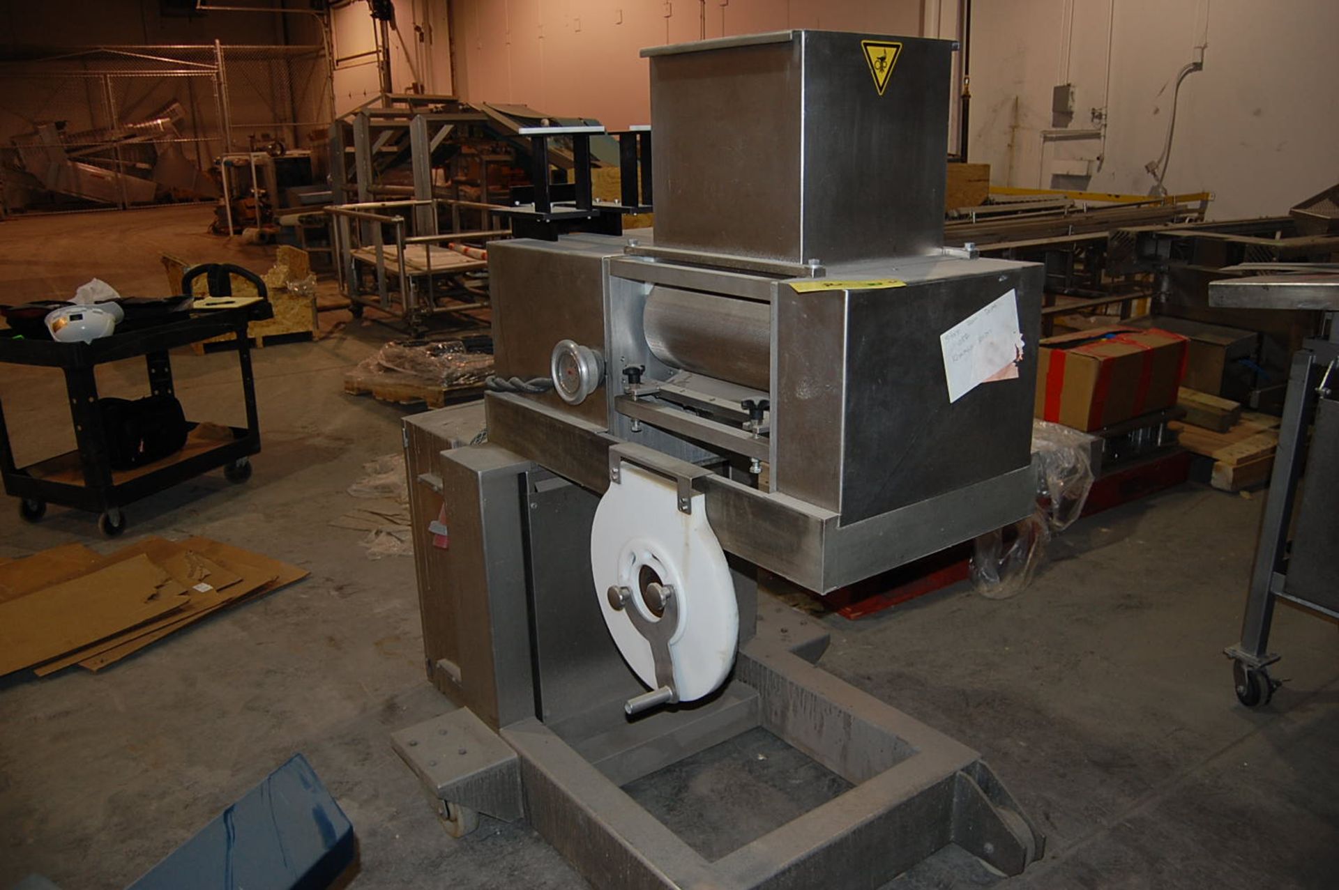 Rademaker Model Extruder, Stainless Steel 4-Wheel Base Dinverter, Drives and Controls, 3 x 480 Volt, - Image 3 of 6