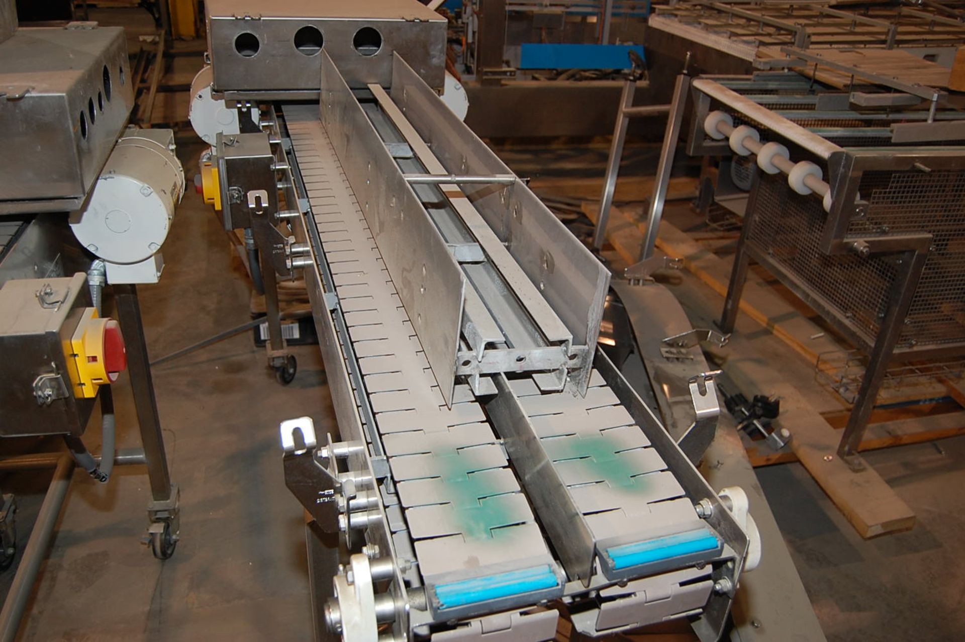 ADE Conveyor System, Two Line Design, (2) Fractional HP Motors and Control, 4-Wheel Drive Rigging - Image 2 of 2