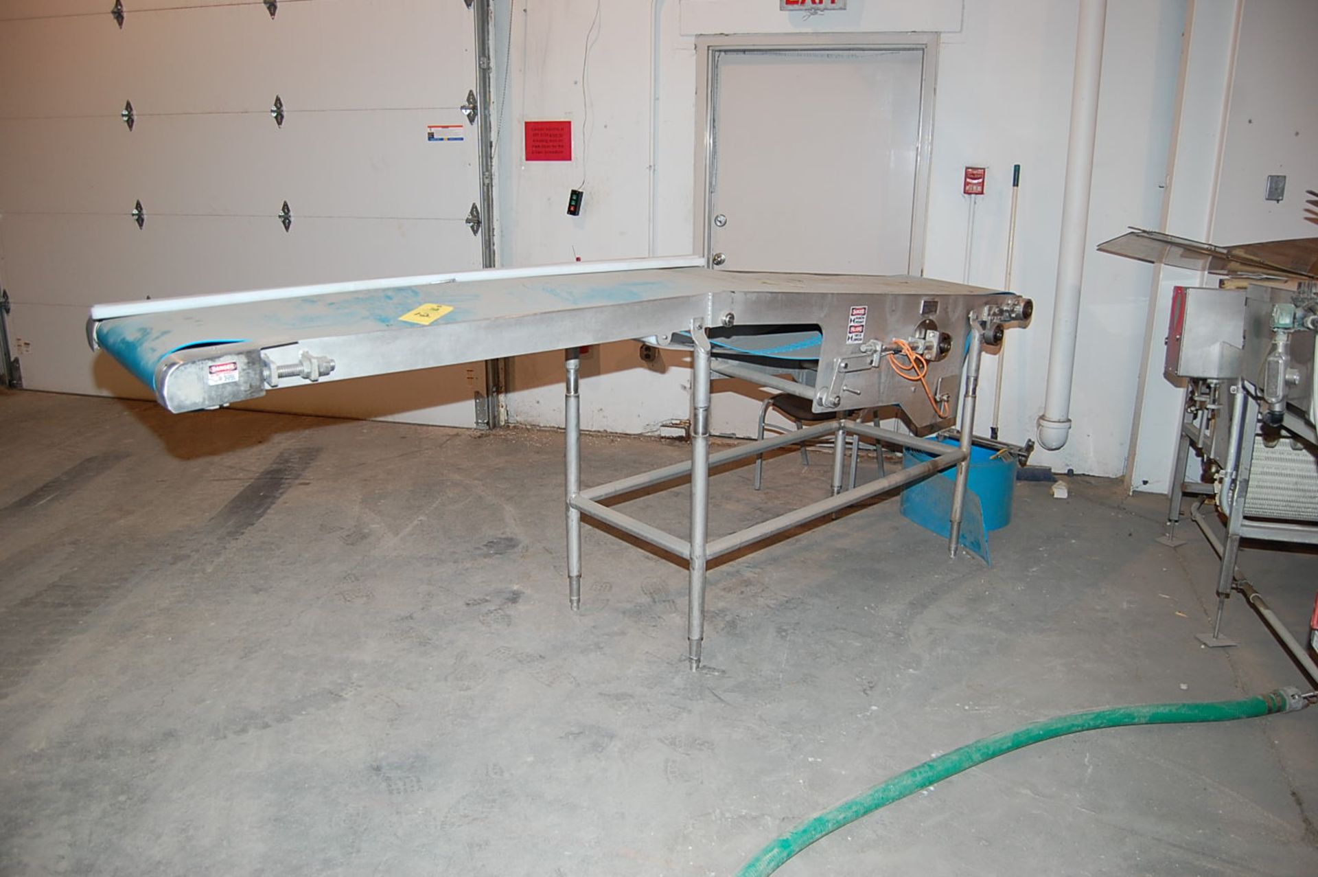 Kofab Motorized Belt Conveyor, 20 in. Wide Belt x 132 in. Length, Stainless Steel Frame, Note - No