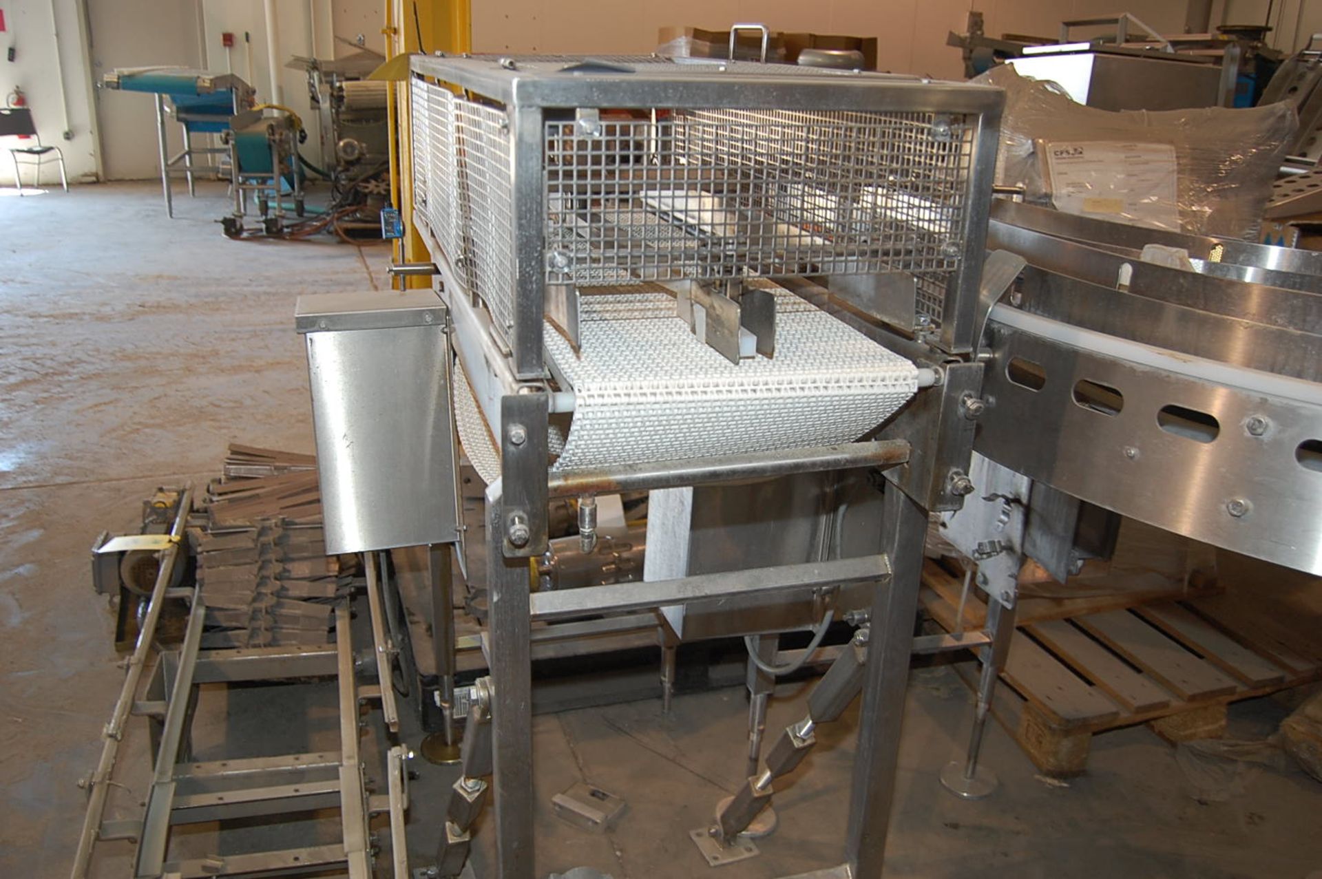 Belt Conveyor, 14 in. Wide x 48 in. Length, Fractional HP Motor, SS Adjustable Stead Rigging fee: $ - Image 2 of 2