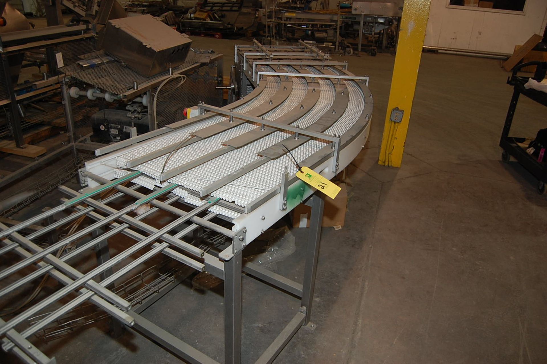 Conveyor, 26 in. Wide x 144 in. Length, Belt Conveyor, Base, Note - No Motor Rigging fee: $100 - Image 2 of 3
