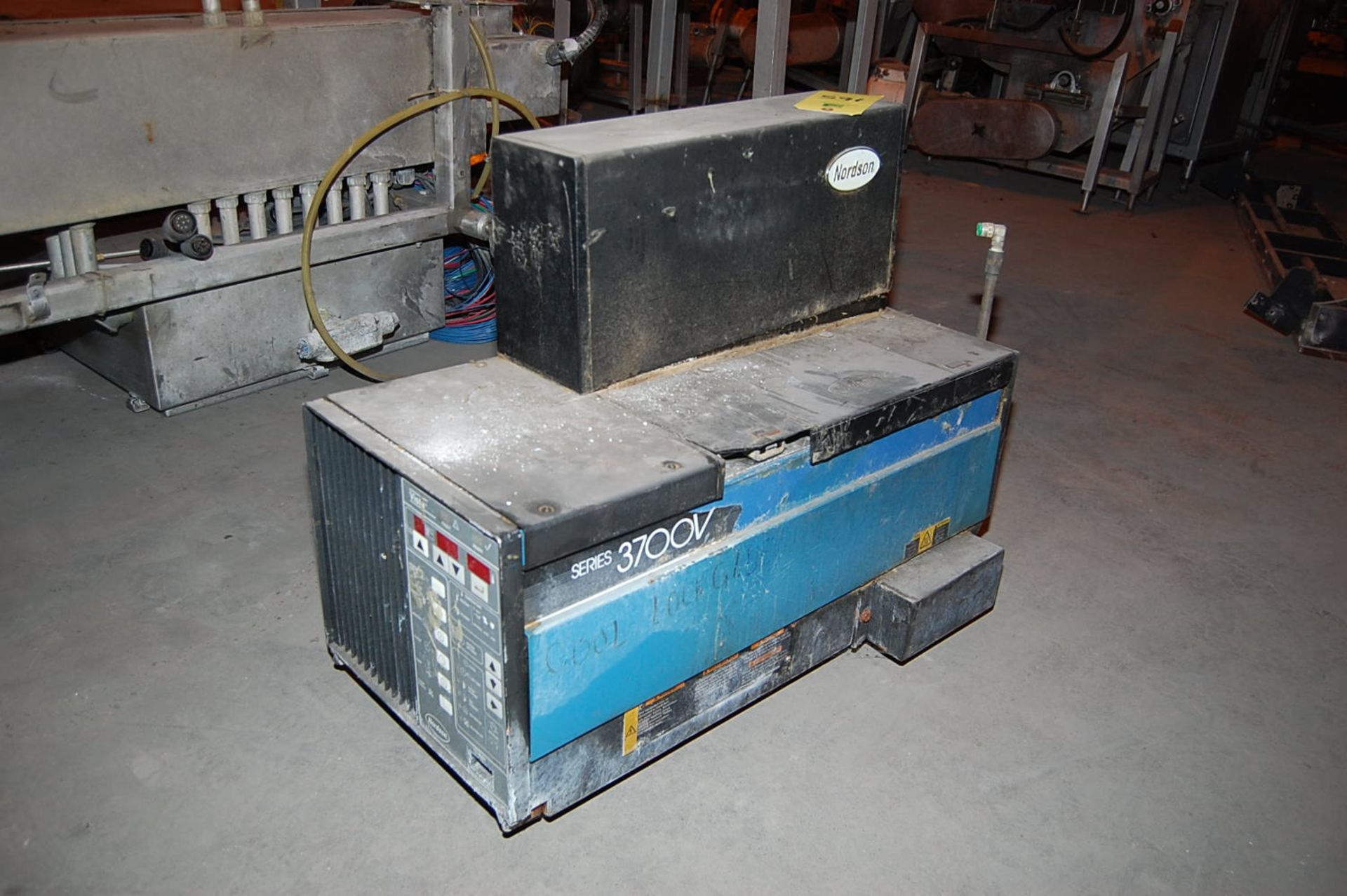 Nordson Model #3700V Gluer System, SN D52431 Rigging fee: $25