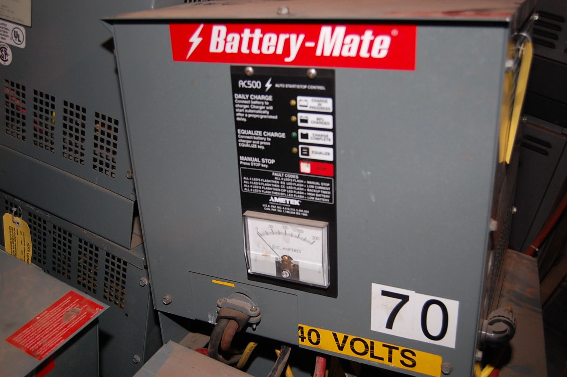 (6) Hobart Battery Mate Electric Battery Chargers, Rated 6 Cell/12 Volt Rigging fee: $50