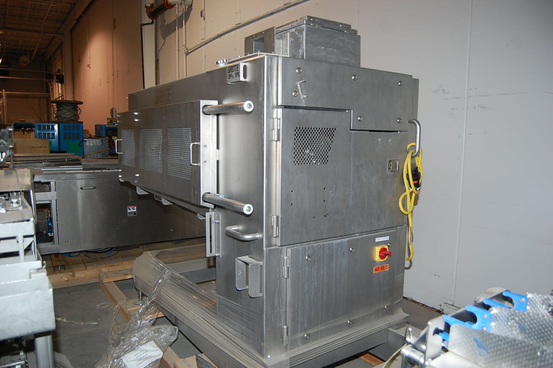 Grote Model #S/A-640E Slicer, Stainless Steel Base, 480 Volt, SN 1154750, Patent Mfg. 2010/SCCR-5KA, - Image 4 of 4