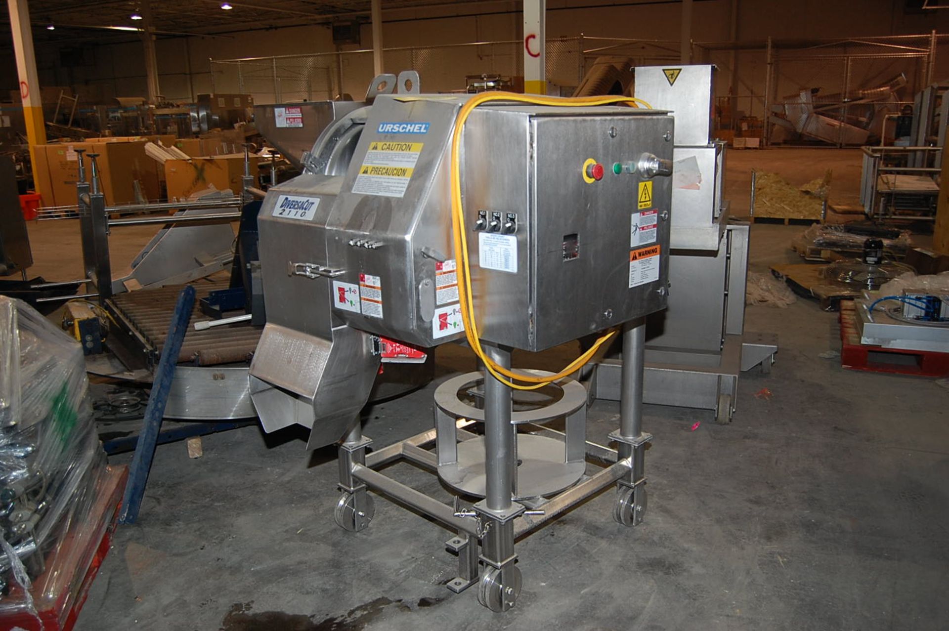 Urschel Model # Diversacut 2110 Food Processing/Dicing Machine, SS 4-Wheel Base - Machined to Run on - Image 2 of 4