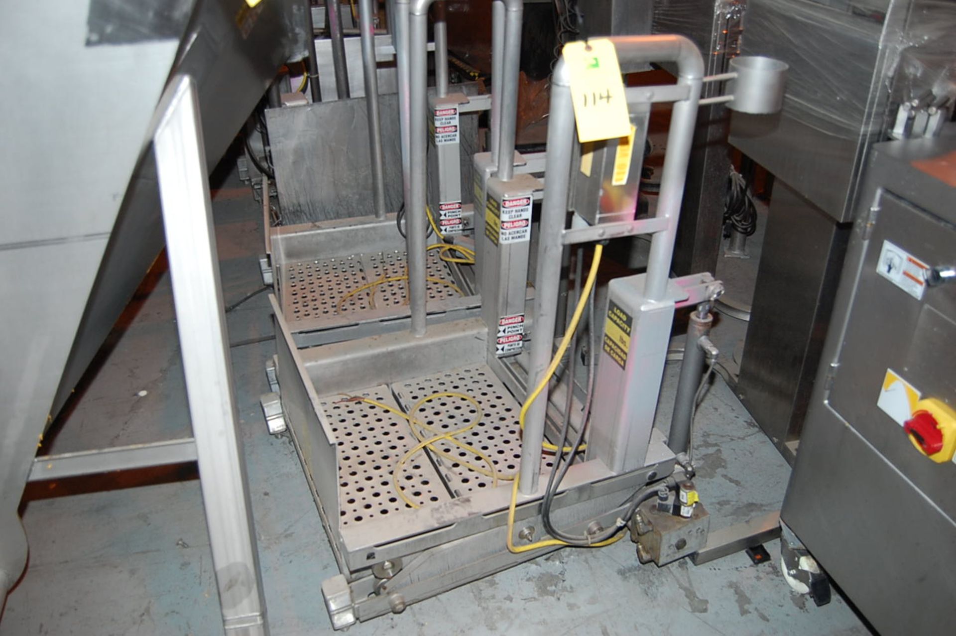 Mepaco Model #PL Electric Lift, Rated 4000 lbs. Capacity, Stainless Steel Construction Rigging