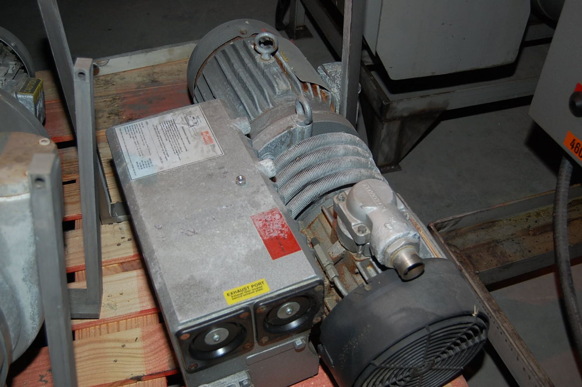 Busch Vacuum Pump, Approx. 5 HP Motor, 230/460 Volt Rigging fee: $50