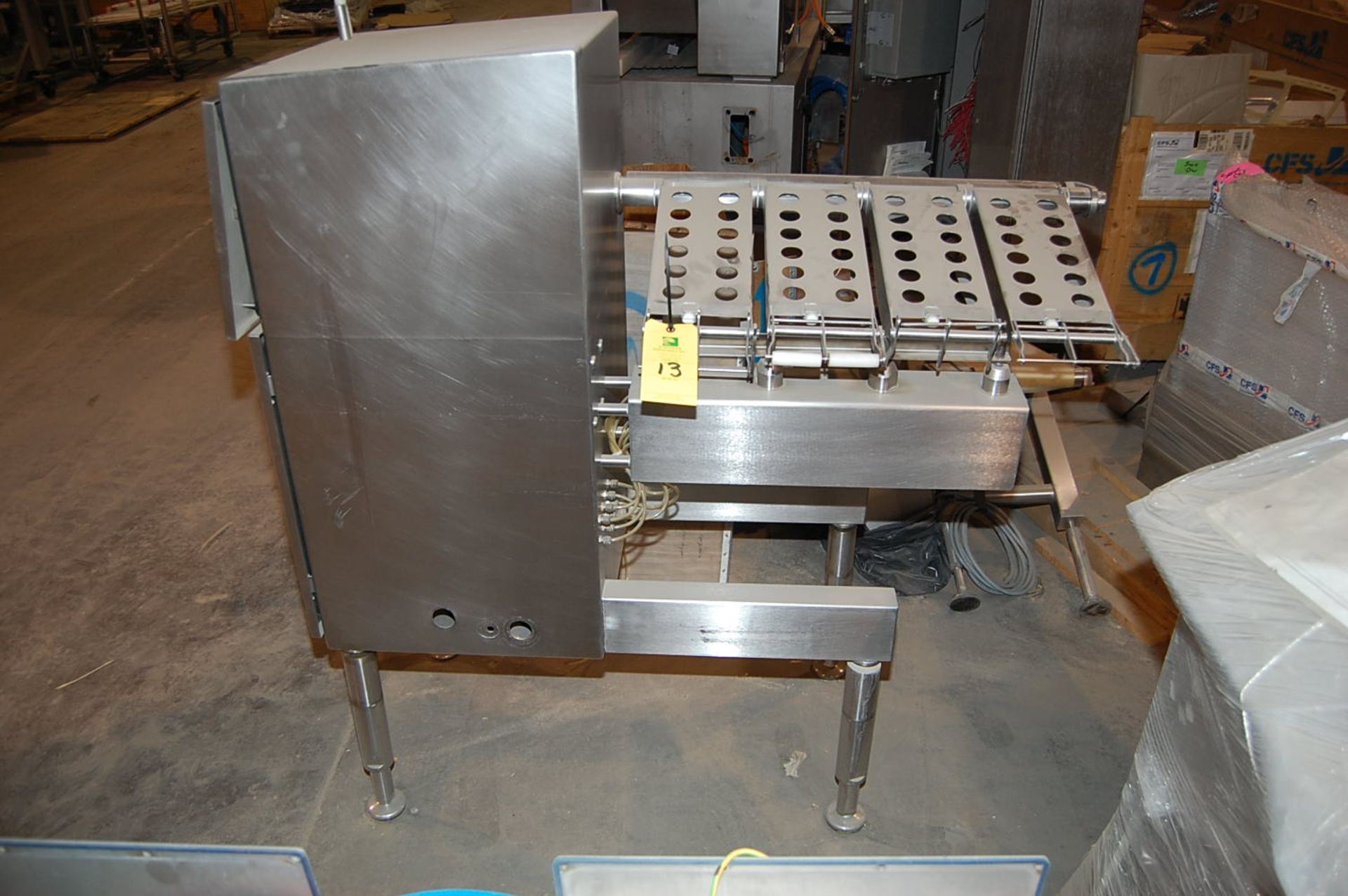 2009 CFS Type Flip-Flop Machine, Stainless Steel Base, Motor, SN 4040917318 Rigging fee: $50