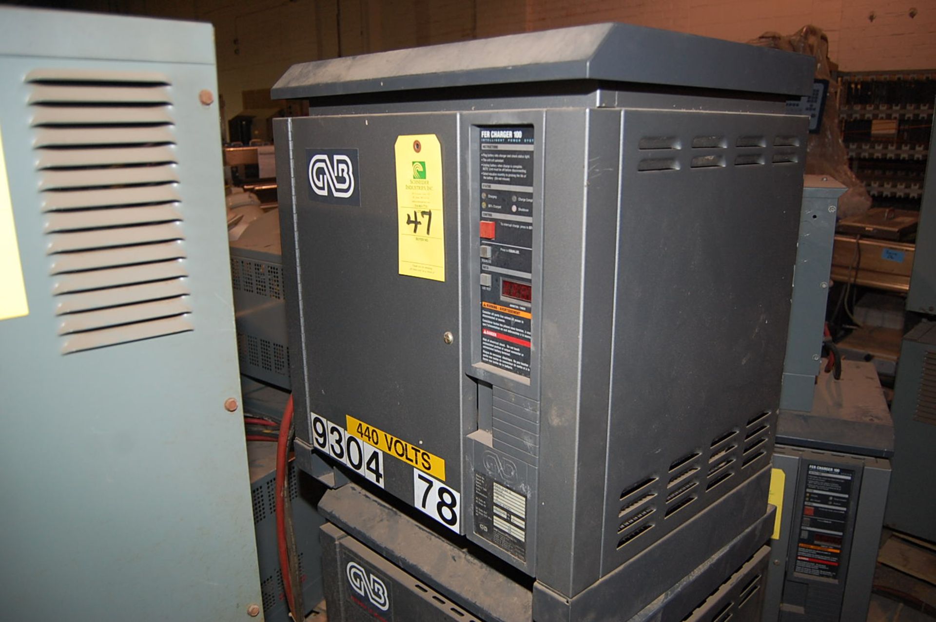 GNB Industries Electric Battery Charger, Rated 6 Cell/12 Volt Rigging fee: $25