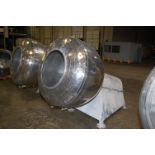 Pan-Stainless Steel Polishing Pan, 24 in. Opening/48 in. Diameter, 3 HP Gear Motor, 220/440 Volt,