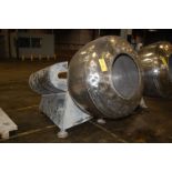 Pan - Stainless Steel Polishing Pan, 24 in. Opening x 48 in. Diameter, 3 HP Gear Motor, 220/440