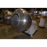 Pan - Stainless Steel Polishing Pan, 24 in. Opening x 48 in. Diameter, 3 HP Geared Motor, 220/440